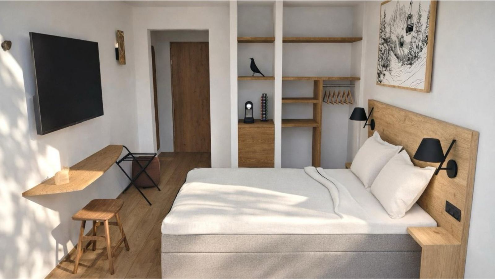 Chambres communicantes — vue 1